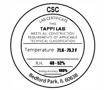 TAPPI Lab Box Certification